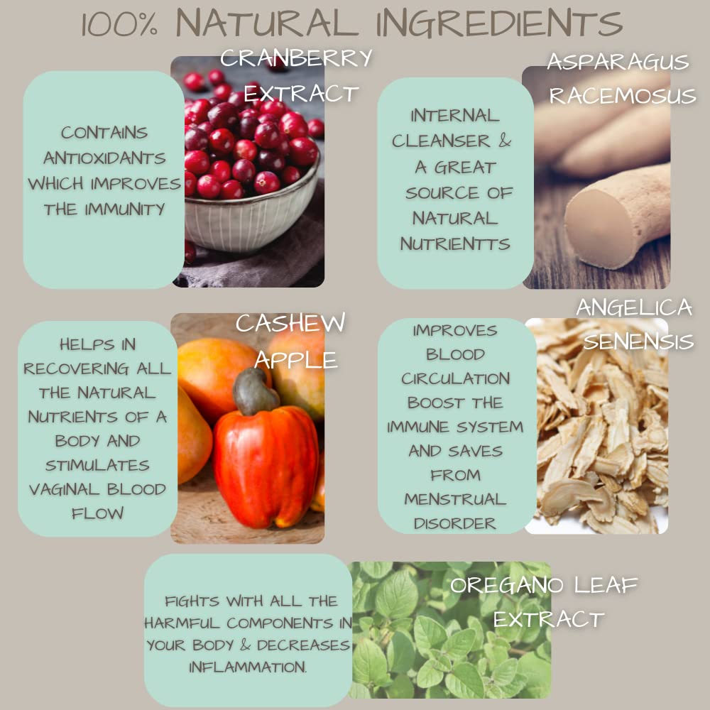 Herbal-avRay Natural Vaginal PH Balance for Women Pills – Supports Vaginal Health